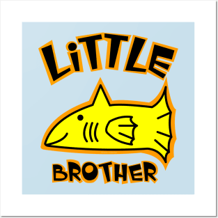 Little Brother Yellow Fish Posters and Art